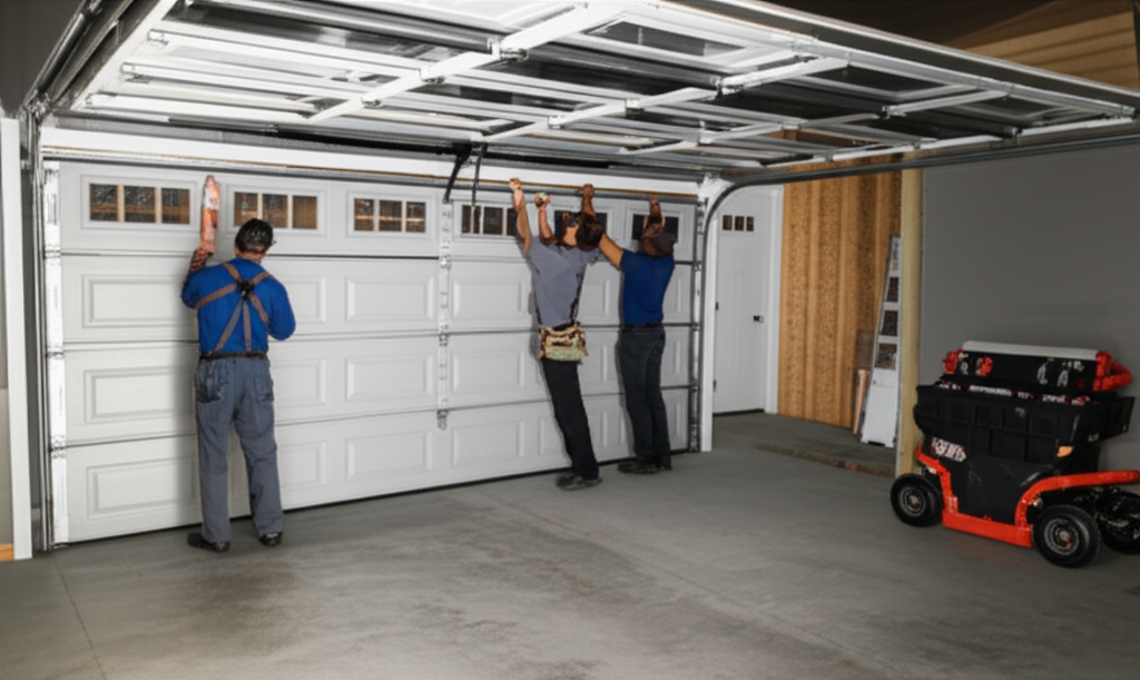 Residential garage door installation in Mount Vernon
